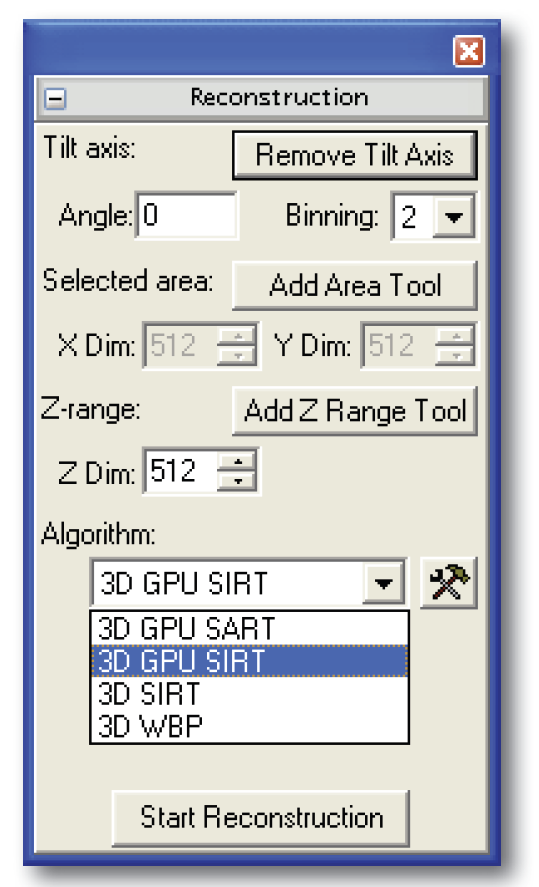 GPU Reconstruction Palette