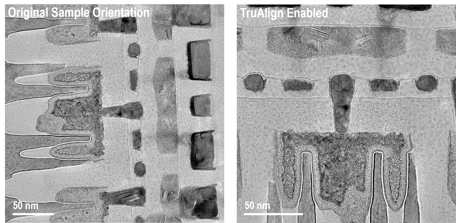 Image samples at the desired orientation with TruAlign