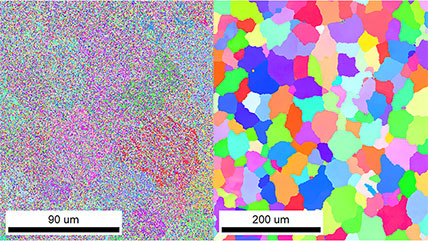 EBSD sample preparation on Al/Mg bulk material using the Gatan Ilion II System