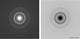 Artifact-free diffraction rings