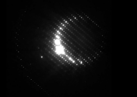 Nanobeam diffraction of GaN/InGaN