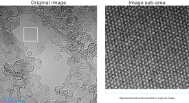 HRTEM images of graphene