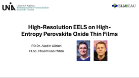 High-resolution EELS on high entropy perovskite oxide thin films