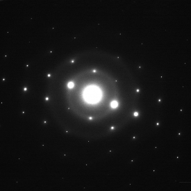 Diffraction without artifacts for silicon sample