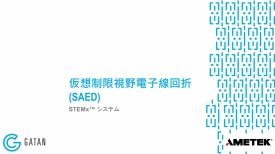 仮想制限視野電子線回折(SAED)