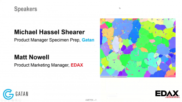 Broad Argon Ion Beam Tool for EBSD Preparation Webinar