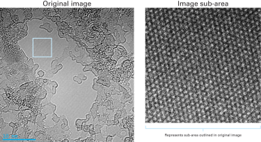 HRTEM images of graphene