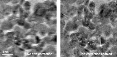 Live drift correction during imaging acquisition