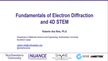 NUANCE Workshop on 4D STEM