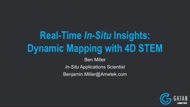 Real-time in-situ insights: Dynamic mapping with 4D STEM
