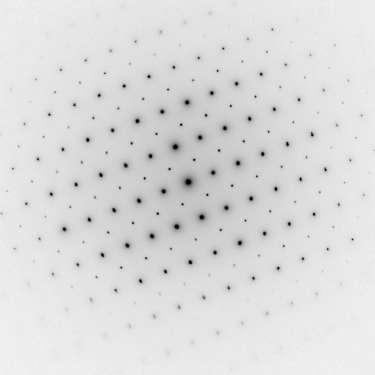 SAED pattern from LaCoO3 (Image 2)