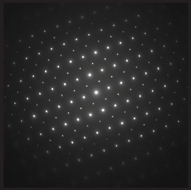 SAED pattern from LaCoO3 (Image 1)