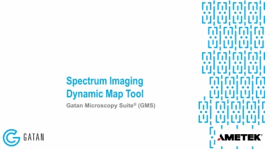 Spectrum image dynamic map tool